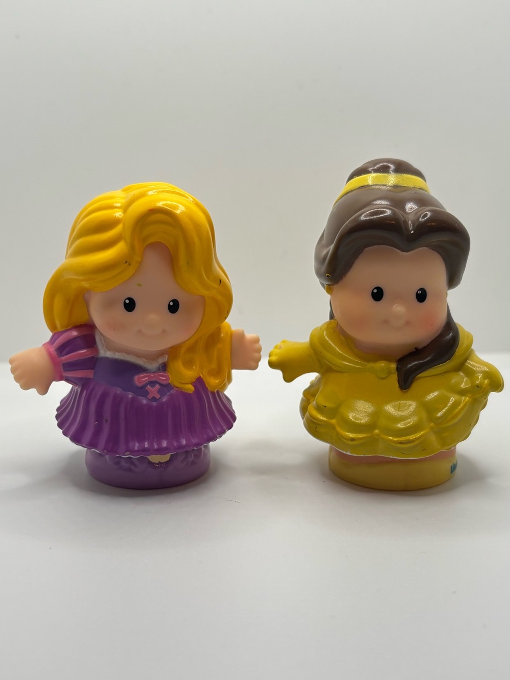 Fisher Price Little People Rapunzel And Belle Lot Of Two Princesses